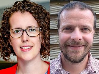 Amelie Treppass and Olivier Boelman